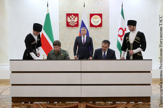 Конституционный суд Ингушетии призвал к референдуму о границе с Чечней