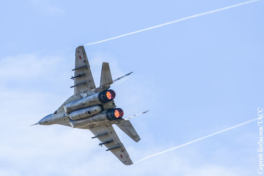 МиГ-29 разбился в Подмосковье