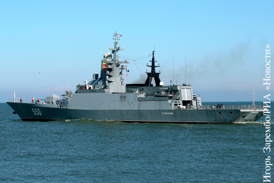 Латвия испугалась российского военного корабля