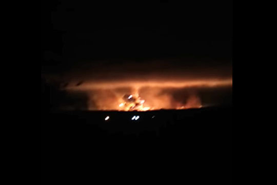 Взрыв произошел на военном складе на Украине