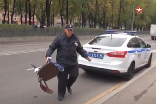 Стул из дела Кокорина доставили в полицию