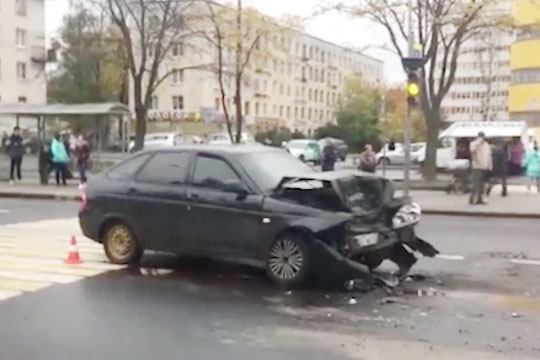 Барецкий попал в дтп