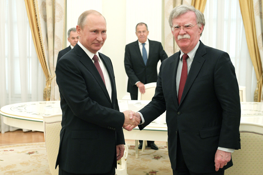 Кремль объявил о подготовке встречи Путина с Болтоном