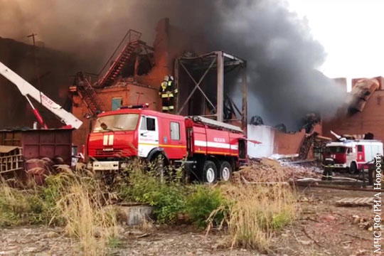 МЧС заявило об отсутствии вредных выбросов при пожаре во Владикавказе
