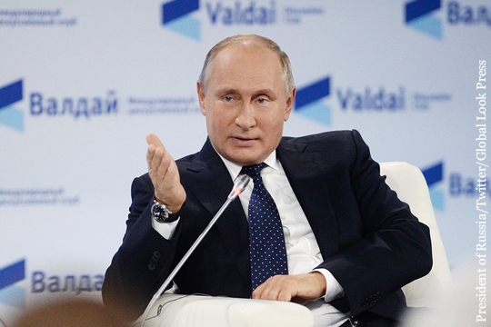 Песков разъяснил слова Путина про ядерное оружие и рай