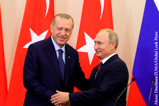 Путин встретился с Эрдоганом в Стамбуле