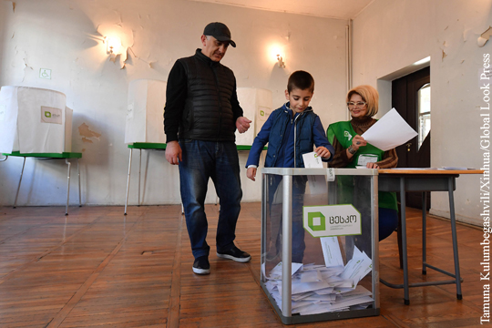 Подведены итоги первого тура президентских выборов в Грузии