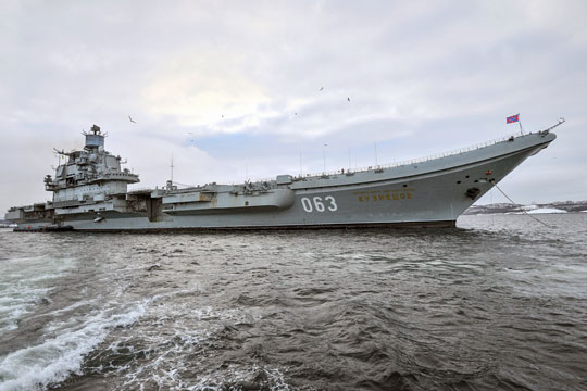 Озвучена предварительная оценка повреждений «Адмирала Кузнецова»
