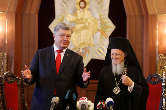В РПЦ отреагировали на соглашение Киева и Константинополя