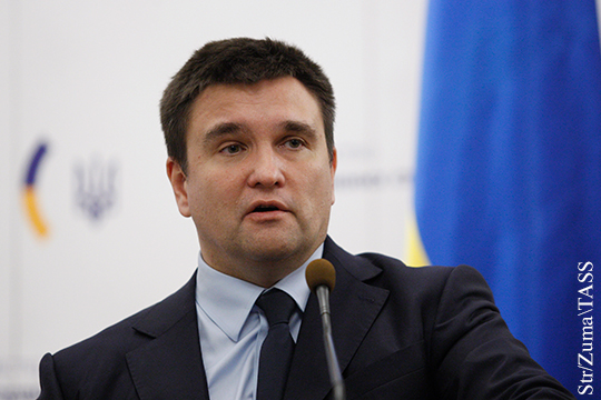 Климкин пригрозил санкциями в ответ на выборы в Донбассе