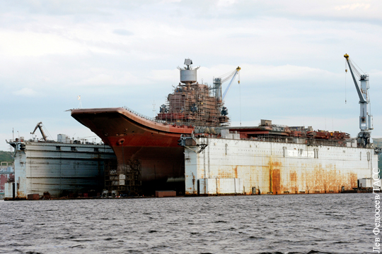 Умер работник затонувшего плавдока «Адмирала Кузнецова»