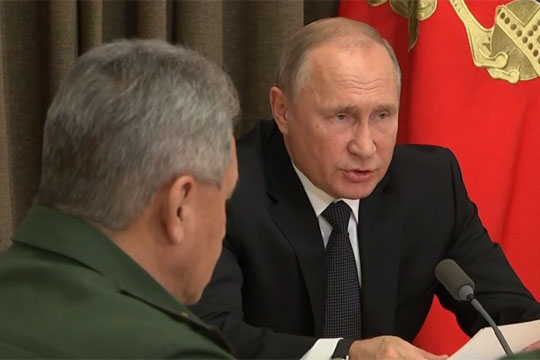 Путин перечислил приоритетные задачи развития Вооруженных сил