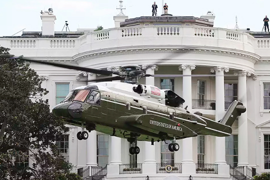 Опубликованы фотографии нового вертолета президента США