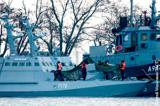 ФСБ подробно рассказала о задержании и стрельбе по украинским кораблям