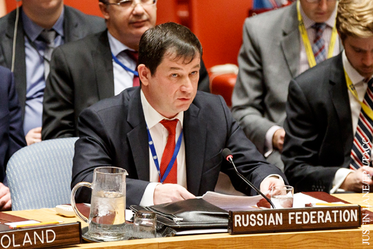 Зампостпреда России в ООН объяснил действия ФСБ против украинских кораблей