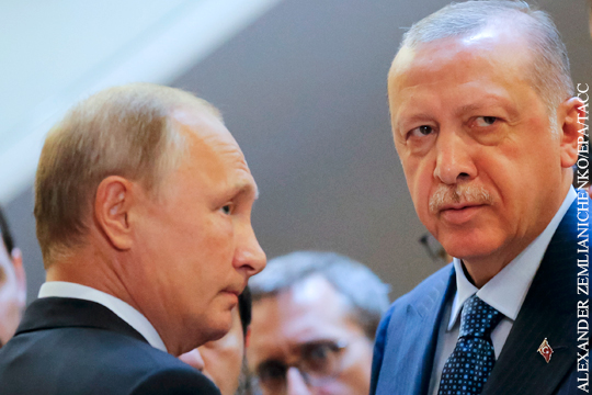 Путин и Эрдоган обсудили безопасность в Черноморском регионе