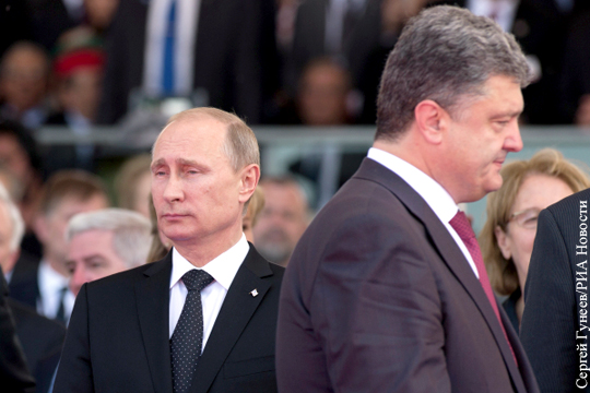 Кремль объяснил отказ Путина говорить с Порошенко