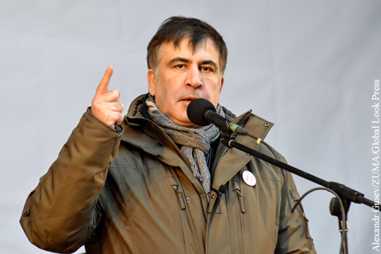 Саакашвили призвал к массовым протестам в Грузии