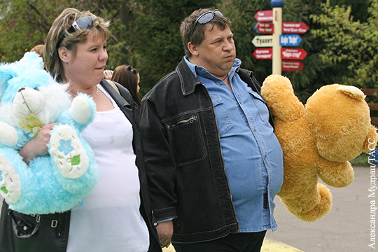 Названы регионы России, где больше всего распространено ожирение