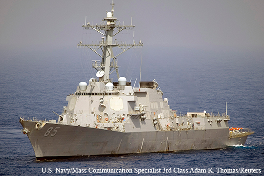 Минобороны уничижительно прокомментировало проход эсминца США у российской базы