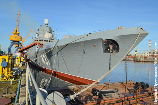 Первый российский серийный корабль дальней морской зоны начал ходовые испытания