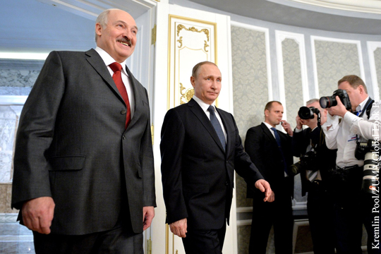 СМИ: У России жесткий настрой на переговоры Путина с Лукашенко