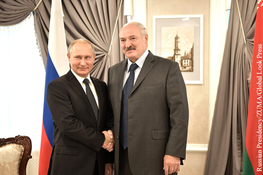 Сделан прогноз об итогах переговоров Путина и Лукашенко