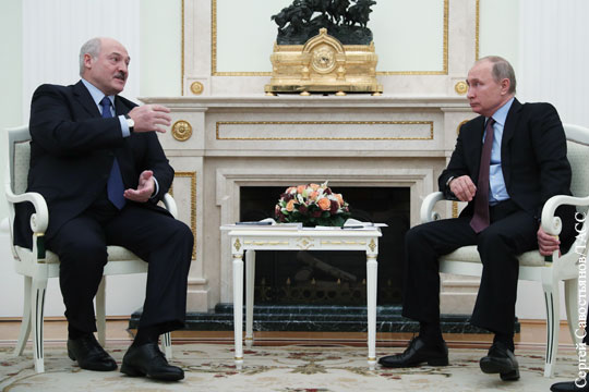 В Сети обратили внимание на характерный жест Путина на встрече с Лукашенко 