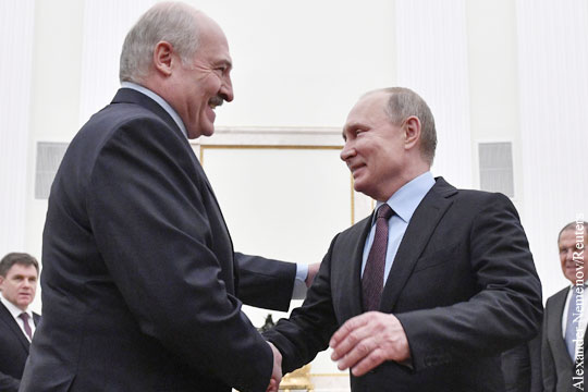 Озвучены решения по итогам переговоров Путина и Лукашенко