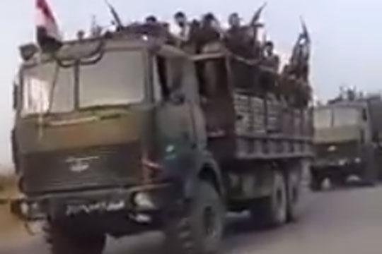 Опубликовано видео входа сирийской правительственной армии в Манбидж