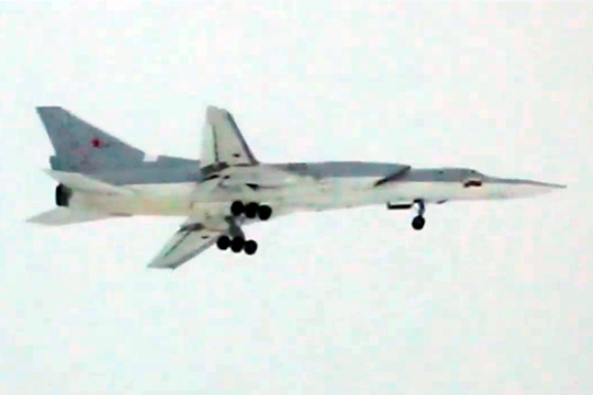 Появилось видео первого полета бомбардировщика-ракетоносца Ту-22М3М