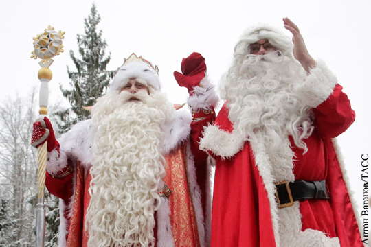 Российский Дед Мороз стал жертвой западных санкций