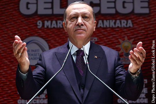 Эрдоган призвал США отдать базы в Сирии