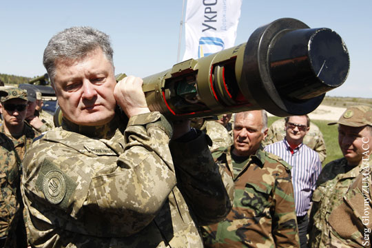 Порошенко похвалился «эффектом, производимым Javelin на российских танкистов»