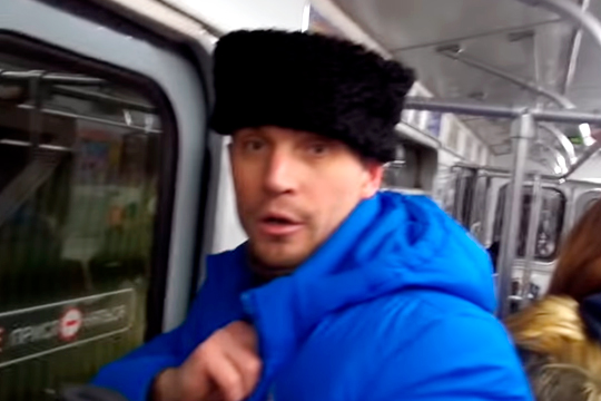 «Пророссийского активиста» прогнали из метро Минска