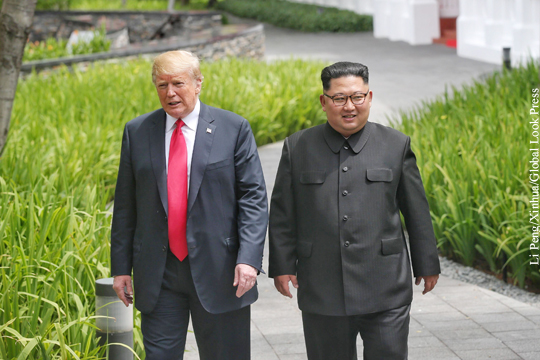 Трамп сделал предложение Ким Чен Ыну по срокам и месту новой встречи