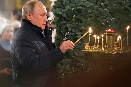 Путин назвал «новую церковь» на Украине светским проектом