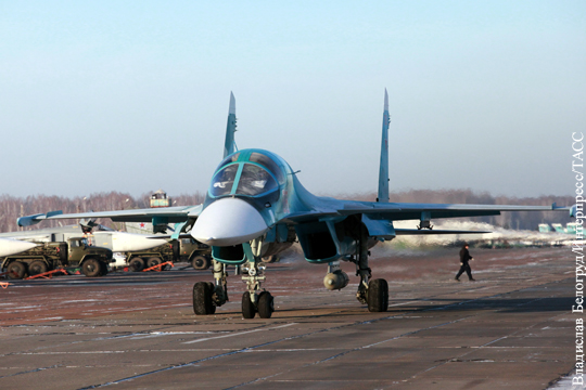 Один из столкнувшихся Су-34 сел с отказавшим двигателем
