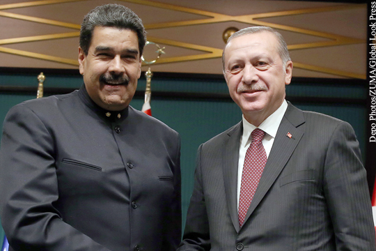 Турция, Мексика и Боливия поддержали полномочия Мадуро
