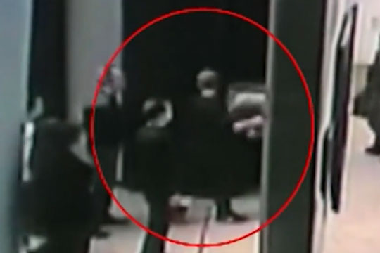 Опубликовано видео похищения картины Куинджи из Третьяковки