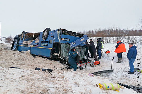 Возросло число жертв аварии автобуса с детьми под Калугой