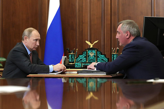 Рогозин отчитался перед Путиным о ситуации в космической отрасли