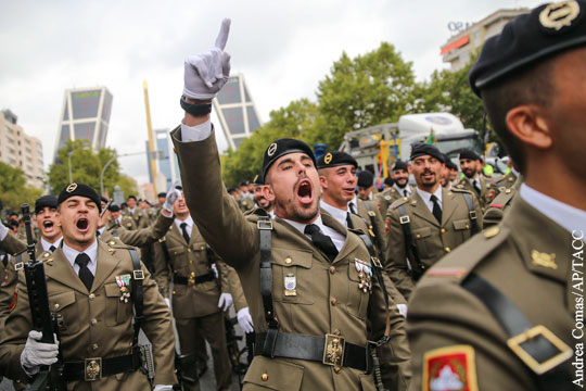 Испанские военнослужащие потребовали себе «достойной» зарплаты