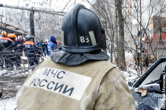 В Красноярске в жилом доме взорвался бытовой газ