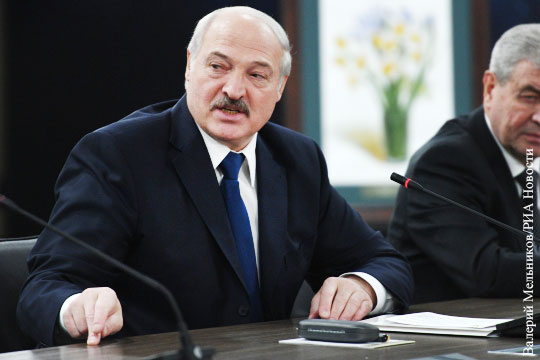 Лукашенко назвал условия для объединения России и Белоруссии