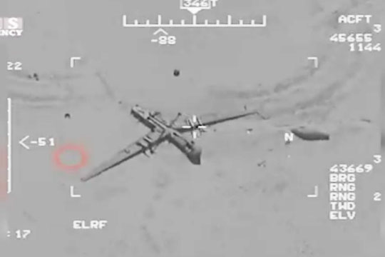 Опубликовано видео приземления Ираном дрона США с помощью российских систем РЭБ