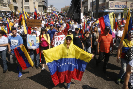 Беспорядки вспыхнули на карнавале в Венесуэле