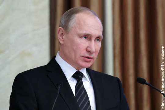 Путин назвал число выявленных за год в России шпионов