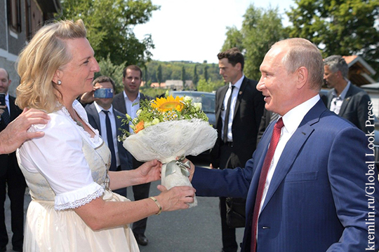 Кнайсль рассказала о первой встрече с Путиным