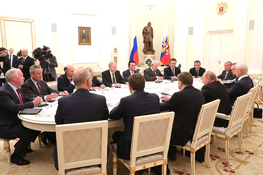 Путин встретился с британскими бизнесменами